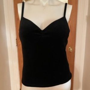 Bustier en velour Noir.